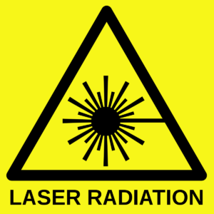 Laser safety symbol